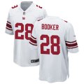 New York Giants #28 Devontae Booker Nike White Vapor Untouchable Limited Jersey