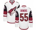 Arizona Coyotes #55 Jason Demers Authentic White Away Hockey Jersey