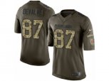 Cleveland Browns #87 Seth DeValve Limited Green Salute to Service NFL Jersey