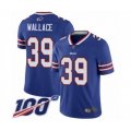 Buffalo Bills #39 Levi Wallace Royal Blue Team Color Vapor Untouchable Limited Player 100th Season Football Jersey