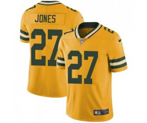Green Bay Packers #27 Josh Jones Limited Gold Rush Vapor Untouchable Football Jersey