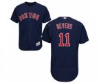 Boston Red Sox #11 Rafael Devers Navy Blue Alternate Flex Base Authentic Collection Baseball Jersey
