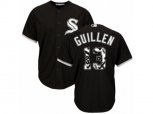 Chicago White Sox #13 Ozzie Guillen Authentic Black Team Logo Fashion Cool Base MLB Jersey