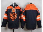 Nike Chicago Bears Blank Navy Blue Player Pullover Hoodie