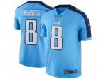 Tennessee Titans #8 Marcus Mariota Limited Light Blue Rush Vapor Untouchable NFL Jersey