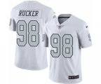 Oakland Raiders #98 Frostee Rucker Limited White Rush Vapor Untouchable Football Jersey