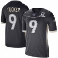 Baltimore Ravens #9 Justin Tucker 2020 AFC Pro Bowl Game Jersey Anthracite