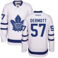 Toronto Maple Leafs #57 Travis Dermott Authentic White Away NHL Jersey