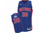 Detroit Pistons #30 Jon Leuer Swingman Royal Blue Road NBA Jersey