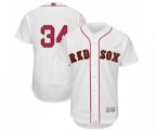 Boston Red Sox #34 David Ortiz White 2019 Gold Program Flex Base Authentic Collection Baseball Jersey