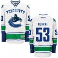 Vancouver Canucks #53 Bo Horvat Authentic White Away NHL Jersey