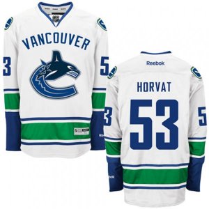 Vancouver Canucks #53 Bo Horvat Authentic White Away NHL Jersey