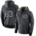 Houston Texans #63 Kendall Lamm Stitched Black Anthracite Salute to Service Player Performance Hoodie