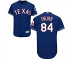 Texas Rangers #84 Prince Fielder Royal Blue Flexbase Authentic Collection Baseball Jersey