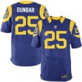 Los Angeles Rams #25 Lance Dunbar Royal Blue Alternate Vapor Untouchable Elite Player NFL Jersey