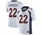 Denver Broncos #22 Kareem Jackson White Vapor Untouchable Limited Player Football Jersey