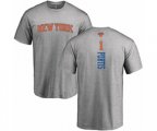 New York Knicks #1 Bobby Portis Ash Backer T-Shirt