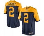 Green Bay Packers #2 Mason Crosby Limited Navy Blue Alternate Football Jersey