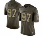 Green Bay Packers #97 Kenny Clark Elite Green Salute to Service Football Jersey