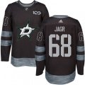 Dallas Stars #68 Jaromir Jagr Premier Black 1917-2017 100th Anniversary NHL Jersey