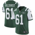New York Jets #61 Spencer Long Green Team Color Vapor Untouchable Limited Player NFL Jersey