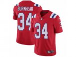 New England Patriots #34 Rex Burkhead Vapor Untouchable Limited Red Alternate NFL Jersey