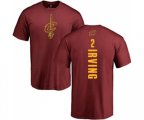 Cleveland Cavaliers #2 Kyrie Irving Maroon Backer T-Shirt