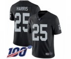 Oakland Raiders #25 Erik Harris Black Team Color Vapor Untouchable Limited Player 100th Season Football Jersey