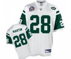 New York Jets #28 Curtis Martin White Hall of Fame 2012 Premier EQT Throwback Football Jersey
