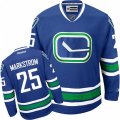 Vancouver Canucks #25 Jacob Markstrom Premier Royal Blue Third NHL Jersey