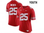 2016 Youth Ohio State Buckeyes Mike Weber #25 College Football Limited Jersey - Scarlet