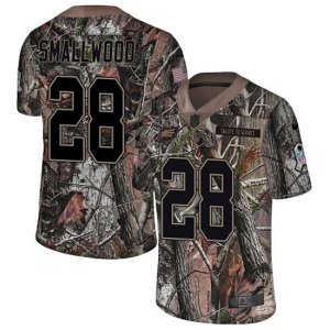 Philadelphia Eagles #28 Wendell Smallwood Camo Rush Realtree Limited NFL Jersey