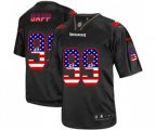 Tampa Bay Buccaneers #99 Warren Sapp Elite Black USA Flag Fashion Football Jersey