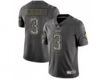 New Orleans Saints #3 Bobby Hebert Gray Static Men NFL Vapor Untouchable Limited Jersey