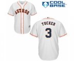 Houston Astros Kyle Tucker Replica White Home Cool Base Baseball Player Jersey