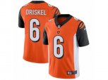 Cincinnati Bengals #6 Jeff Driskel Vapor Untouchable Limited Orange Alternate NFL Jersey