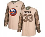 New York Islanders #33 Christopher Gibson Authentic Camo Veterans Day Practice NHL Jersey