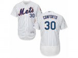 New York Mets #30 Michael Conforto White Flexbase Authentic Collection MLB Jersey