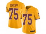 Washington Redskins #75 Brandon Scherff Limited Gold Rush Vapor Untouchable NFL Jersey