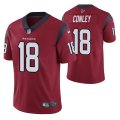 Houston Texans #18 Chris Conley Red Vapor Untouchable Limited Stitched Jersey