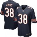 Chicago Bears #38 Adrian Amos Game Navy Blue Team Color NFL Jersey