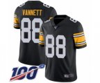 Pittsburgh Steelers #88 Nick Vannett Black Alternate Vapor Untouchable Limited Player 100th Season Football Jersey