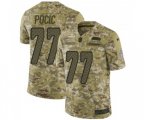 Seattle Seahawks #77 Ethan Pocic Limited Camo 2018 Salute to Service Football Jersey