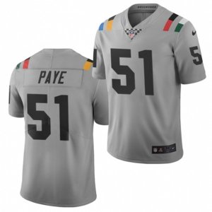 Indianapolis Colts #51 Kwity Paye Nike Gray Indianapolis City Edition Jersey