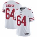 San Francisco 49ers #64 Jonathan Cooper White Vapor Untouchable Limited Player NFL Jersey