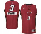 Miami Heat #3 Dwyane Wade Authentic Red 2014-15 Christmas Day Basketball Jersey