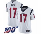 Houston Texans #17 Vyncint Smith White Vapor Untouchable Limited Player 100th Season Football Jersey