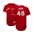 Toronto Blue Jays #48 Jason Adam Scarlet Alternate Flex Base Authentic Collection Alternate Baseball Player Jersey