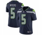Seattle Seahawks #5 Jason Myers Navy Blue Team Color Vapor Untouchable Limited Player Football Jersey