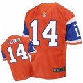 Denver Broncos #14 Cody Latimer Elite Orange Throwback NFL Jersey